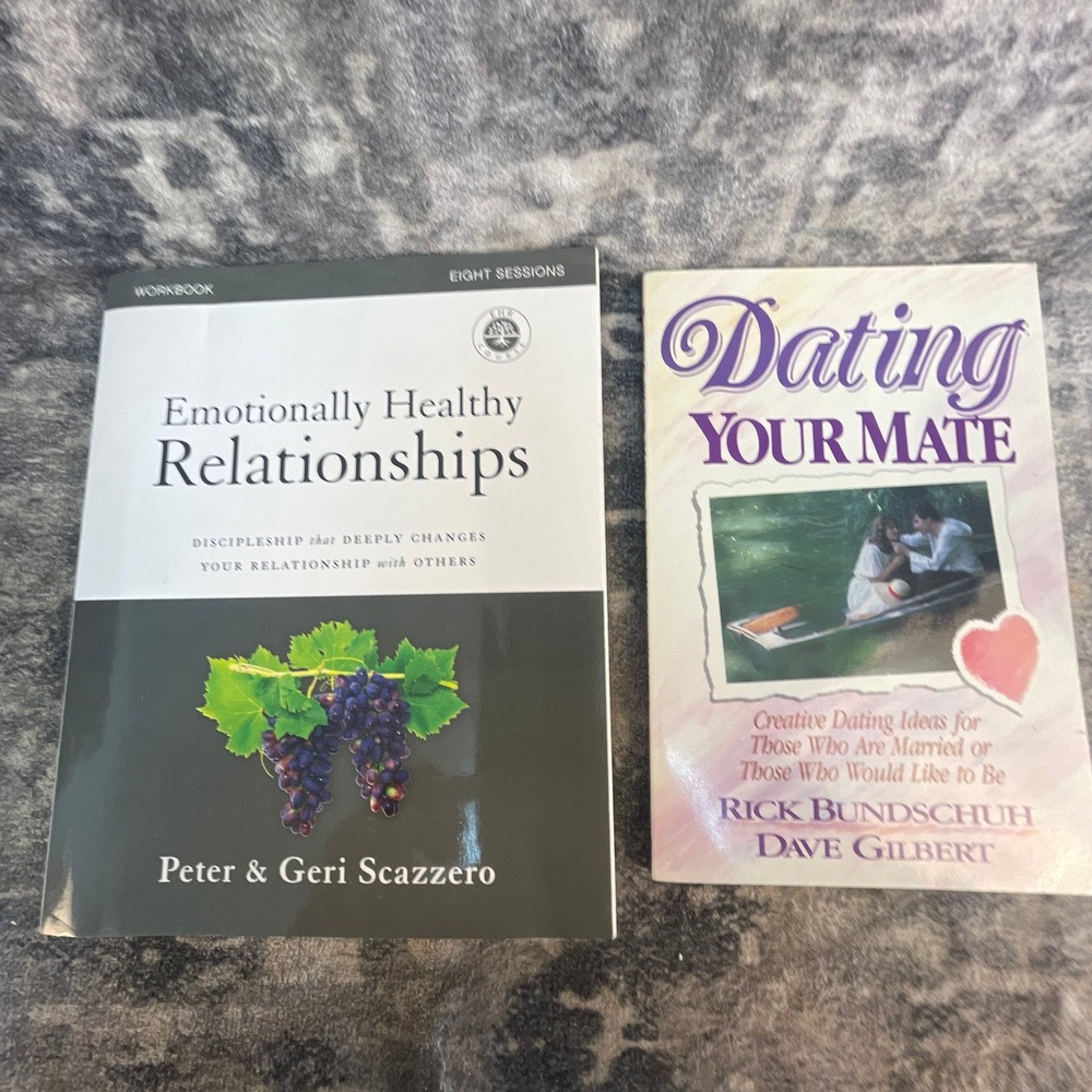 Christian Marriage &‎ Relationship Book Lot Scazzero Dating Your Mate 2pk